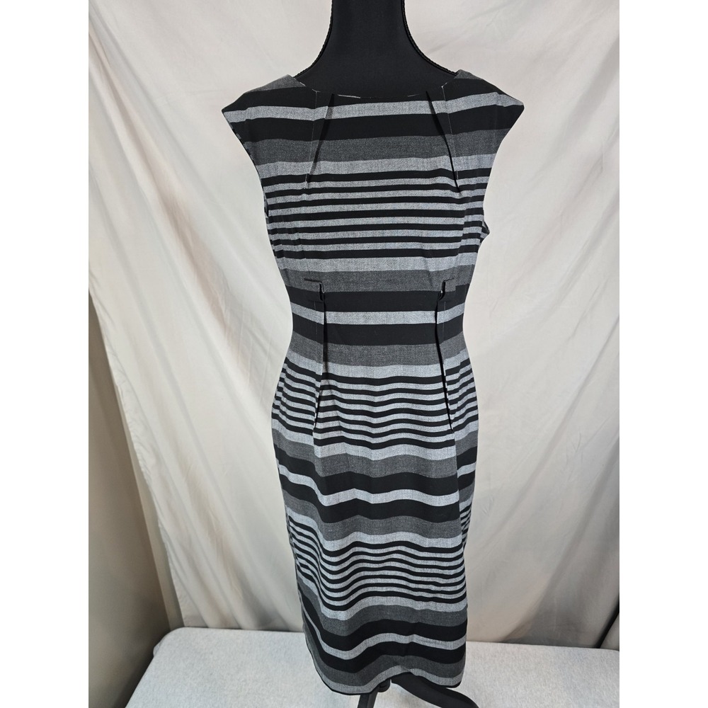 Calvin Klein Womens Dress Grey & Black Size M/L Business Or Casual